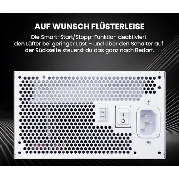 Lian Li SX Series 1.000 Watt 80 PLUS Platinum Netzteil, vollmodular, PCIe 5.1, ATX 3.1, weiß – Bild 5