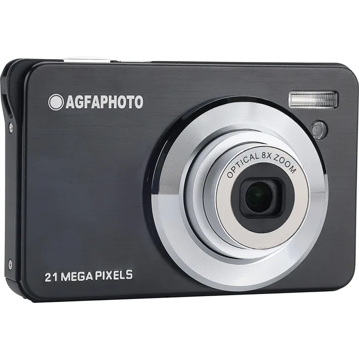 AgfaPhoto Realishot DC8300, 8 MP Kompaktkamera mit 8x Zoom, Full HD, Schwarz (Versandkostenfrei)