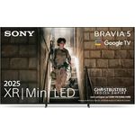 Sony BRAVIA 5 XR Mini-LED K98XR55, 98 Zoll Smart TV mit AI XR-Prozessor, Dolby Vision/Atmos, akustischem Multi-Audio und Google TV (2025)