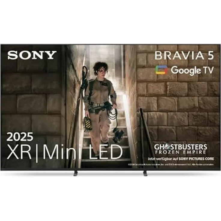 Sony BRAVIA 5 XR Mini-LED K75XR55, 75 Zoll 4K Smart TV mit AI XR-Prozessor, Dolby Vision/Atmos, akustischem Multi-Audio, Google TV und Game Menu