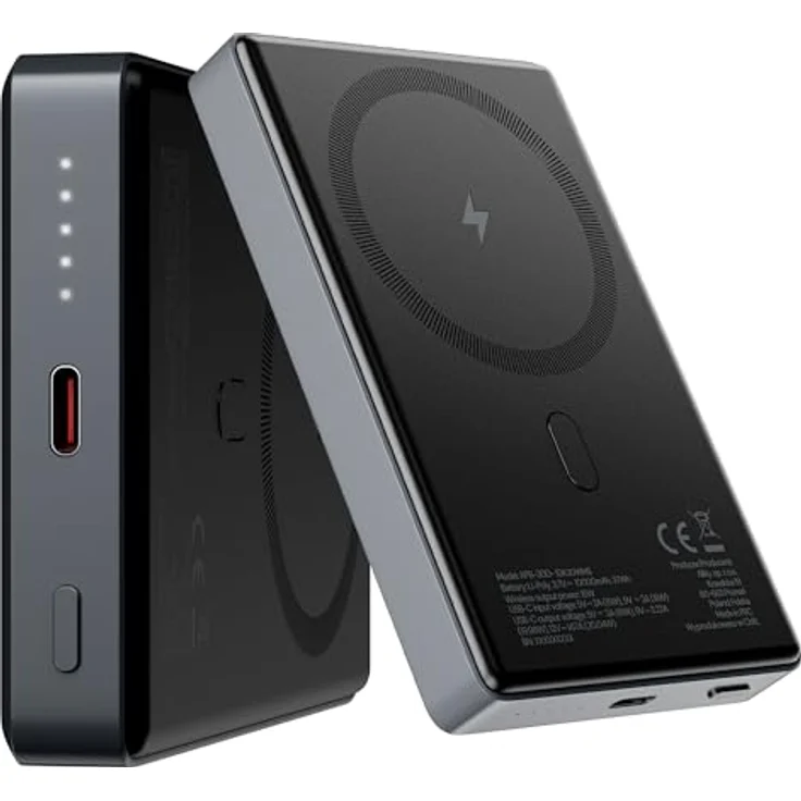 FOREVER Allity Powerbank Wireless APB-300 PD QC 20W 10000 mAh Grau Magnetisch, 15 W drahtloses Laden, 20 W USB-C-Anschluss – Bild 7