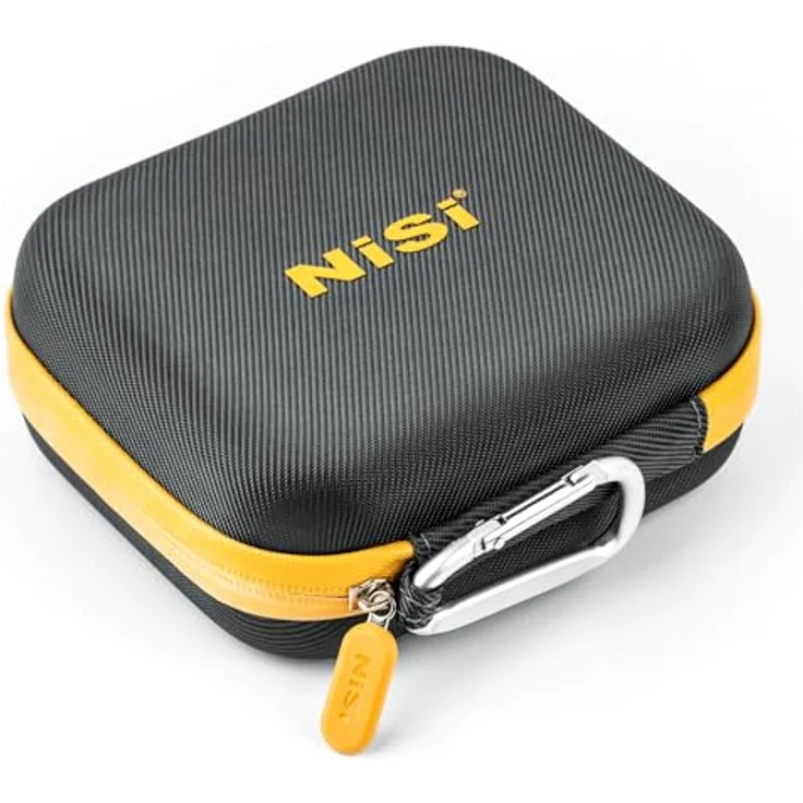 NiSi Großer runder Filterbehälter Version II – Hartschale, 8 Schlitz-Filtertasche für Rundlinsenfilter bis 95 mm – wasserdicht, stoßfest, staubdicht, mit Mikrofaser ausgekleidete Taschen, – Bild 1