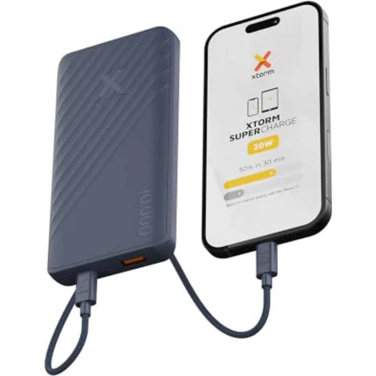 Xtorm XG2E109, 20W SuperCharge Powerbank mit 10.000 mAh, blau – Bild 6