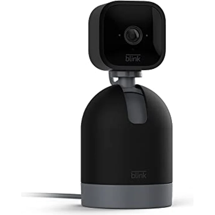 Blink Mini Pan-Tilt Camera | Bewegliche Plug-in-Überwachungskamera für den Innenbereich, Zwei-Wege-Audio, HD-Video, Bewegungserfassung, Funktioniert mit Alexa (schwarz) – Bild 1