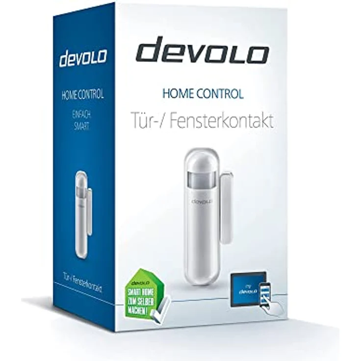 devolo Home Control Türkontakt-Fensterkontakt (Z-Wave Hausautomation, Haussteuerung per iOS-Android App, Smart Home Sensor, Funk Magnetkontakte) weiß – Bild 3