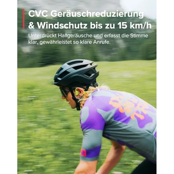 SUUNTO Sonic Kopfhörer mit Knochenleitung, kabellos, Sport-Kopfhörer, Komfort mit freien Ohren, Bluetooth 5.2, IP55 wasserdicht, 10 Stunden Akkulaufzeit, ideal für Laufen, Radfahren, 31 g, gelb – Bild 5