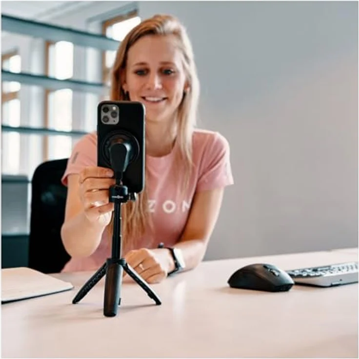 Fidlock VACUUM Mini Tripod Base, Vakuum-magnetische Smartphone-Halterung mit kleinem Stativ – Bild 4