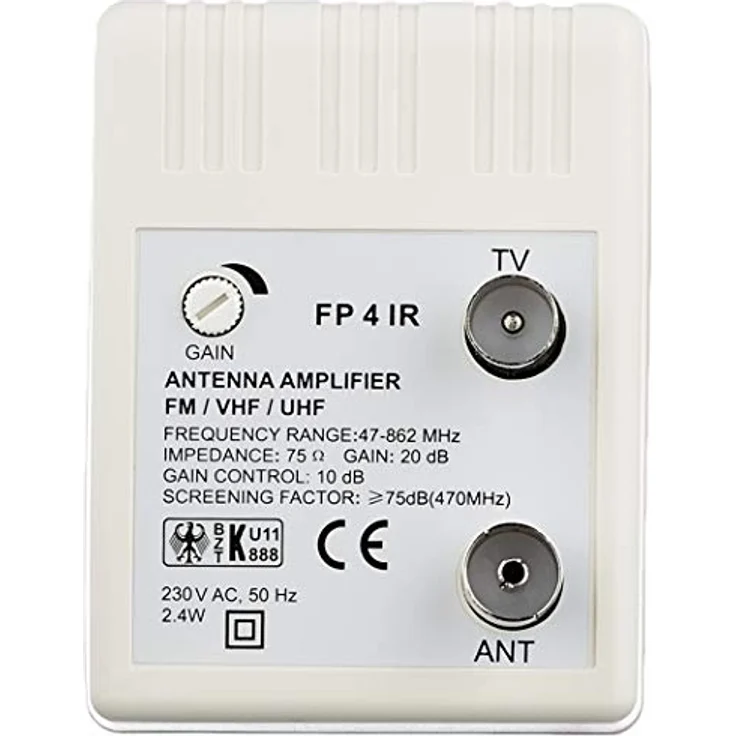 Stecker Antennenverstärker (47-862MHz, Verstärkung 20dB, regelbar 0-10dB) – Bild 5