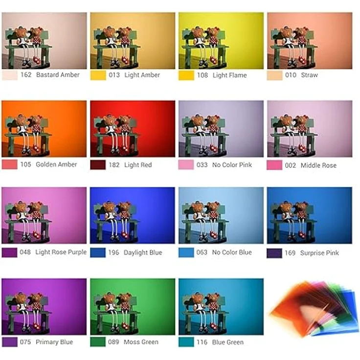 Godox Color Gels 16pcs SA 11T – Bild 5