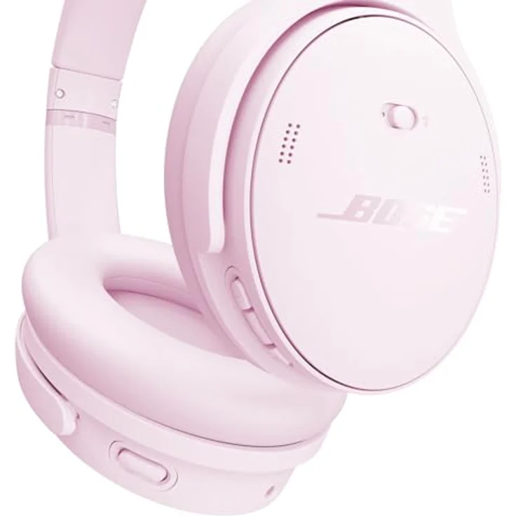 Bose QuietComfort 45, Kabellose Noise-Cancelling Kopfhörer mit Mikrofon, Bluetooth, bis 24 Std. Akkulaufzeit, Blütenrosa – Bild 5