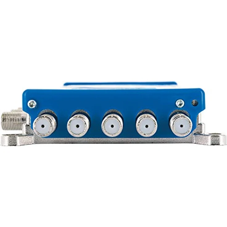 Schwaiger SEW98 531 Multischalter (2 Satellitenpositionen, bis zu 8 Teilnehmer, kein Netzanschluss nötig, DVB-T2 geeignet) Silber – Bild 4