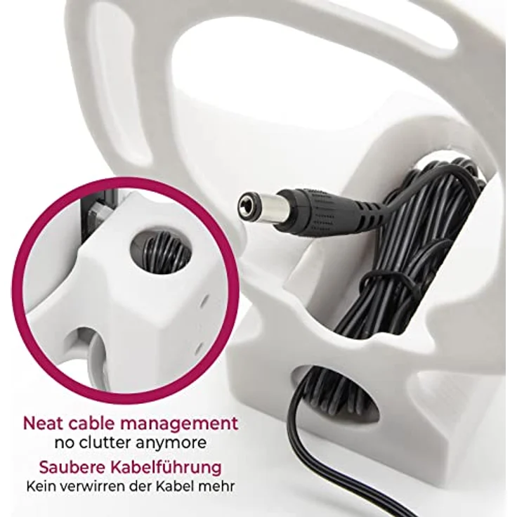Mobilefox Wandhalterung für TP-Link Deco M4, 3 Stück mit Kabelmanagement, weiß – Bild 4