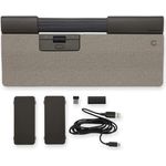 Contour SliderMouse Pro | Kabellose Maus | Regulärer Handballenauflage | Ergonomische PC Maus | Bluetooth Maus | Schmerzlinderung | 6 programmierbare Tasten | 2800 DPI | Für Windows & macOS | Hellgrau