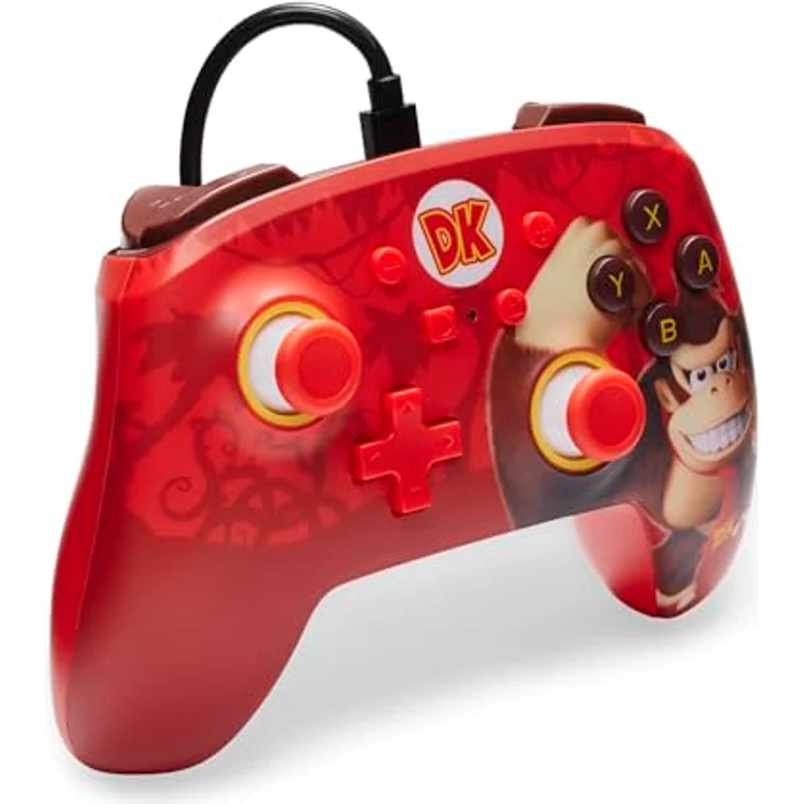 PowerA Verbesserter kabelgebundener Controller für Nintendo Switch - Donkey Kong Flex, Gamepad mit 3,5-mm-Audiobuchse, programmierbare Tasten, offiziell lizenziert – Bild 2