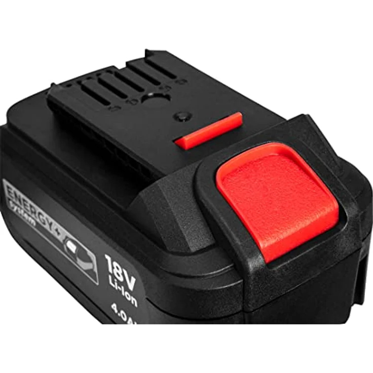 GRAPHITE 4Ah Batterie mit Ladegerät E+ Kit: 58G004 (Energy+ 18V, Li-Ion 4.0Ah Akku), 58G002 (Energy+ Akku-Ladegerät, 2.3A) - Aufladung ohne Risiko eines Kapazitätsverlustes, 18V Spannung, Lithium-Ionen-Akku – Bild 5