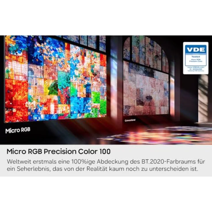 SAMSUNG GMR65R95H Micro RGB R95H Vision AI Smart TV, 65 Zoll UHD 4K mit lokalem Farbdimming und 165Hz Bildwiederholungsrate – Bild 5