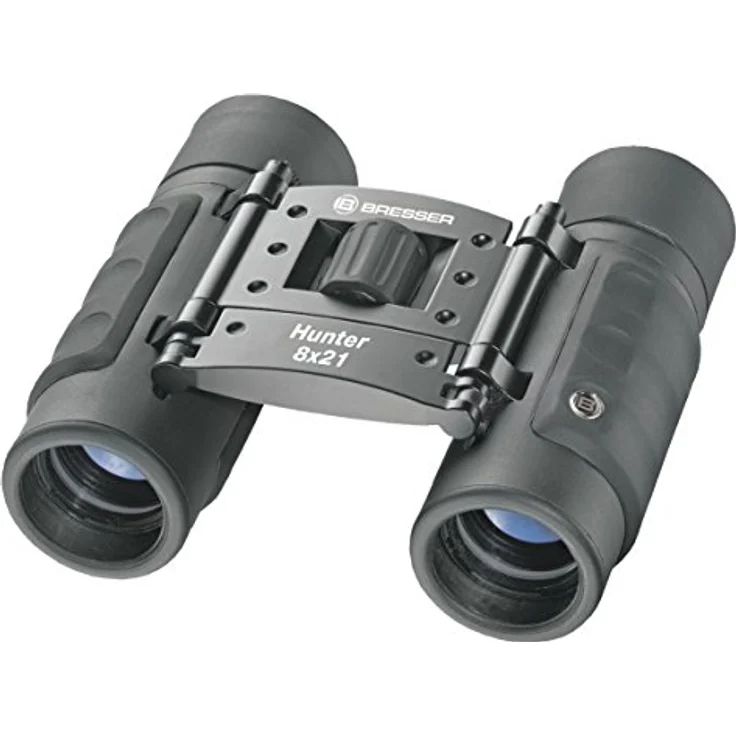 Bresser Fernglas Hunter 8x21 kompaktes Dachkant Fernglas, klein, leicht und ideal für Reisen, mit Mehrschichtvergütung und Dioptrienausgleich – Bild 1