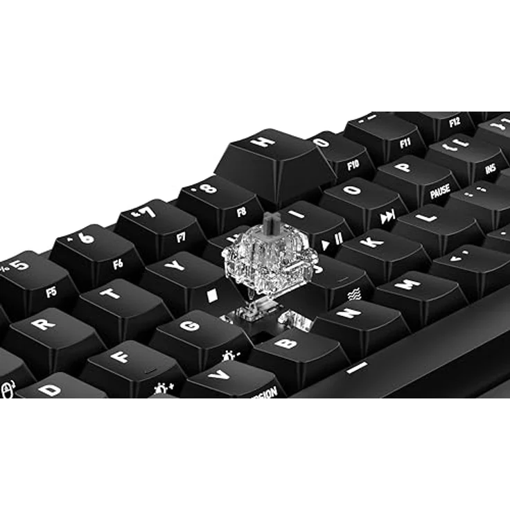Cherry K5 Pro TMR Compact Keyboard, 65% Layout, 8000 Hz Abtastrate, magnetische Cherry MK-Schalter, RGB-Beleuchtung, weiß – Bild 3