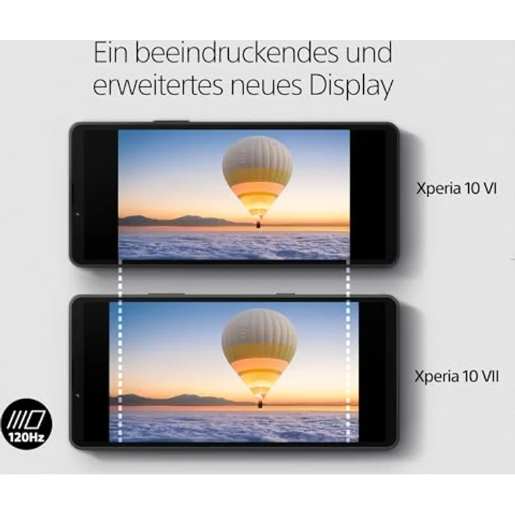 Sony Xperia 10 VII, 6,1" OLED Smartphone mit 120 Hz, 5.000 mAh Akku, drei Brennweiten, IP65/68, Dual SIM, Charcoal Black – Bild 4