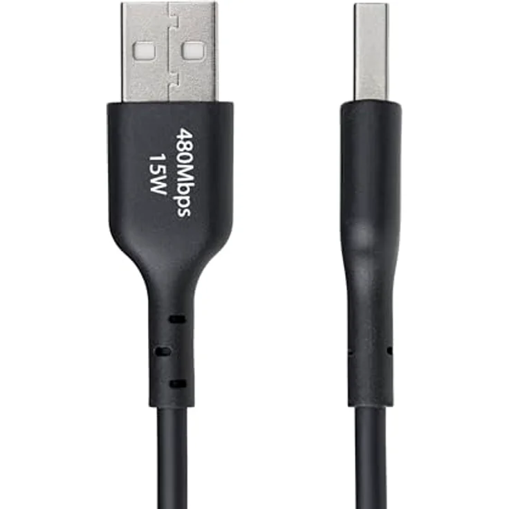 StarTech.com 2m USB-A auf USB-C Ladekabel, 3A Schnellladung, USB 2.0, Schwarz – Bild 2