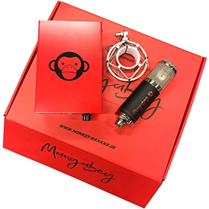Monkey Banana Mangabey Studio Mikrofon schwarz – Bild 2