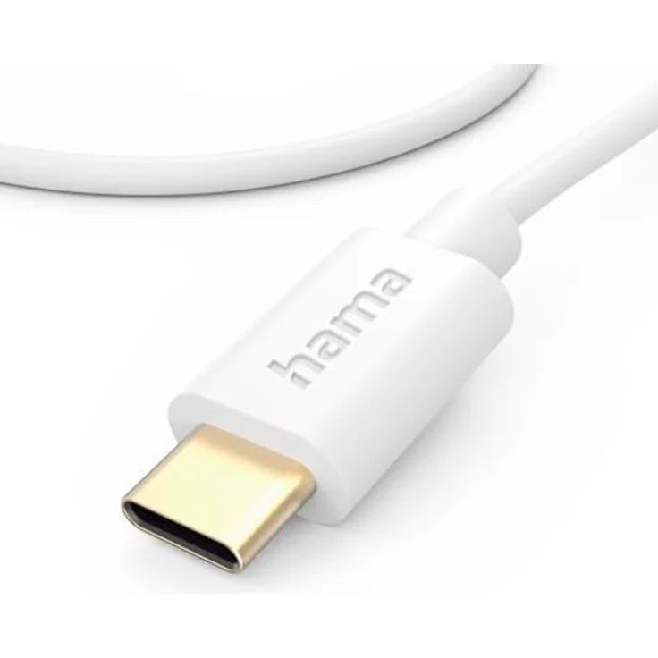 Hama Ladekabel, USB C auf USB C, 1m (Schnellladung, Handy Ladekabel, Datenkabel, USB Kabel, Handykabel, USB Typ C, USB C Kabel, maximal kompatibel) weiß – Bild 2