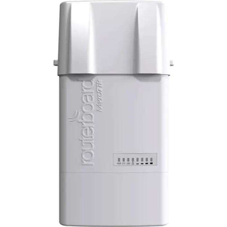 MikroTik Wireless BaseBox 5 RB912UAG-5HPnD-OUT, Outdoor Router mit 5 GHz, 1x Gigabit-Port, miniPCIe-Slot, grau