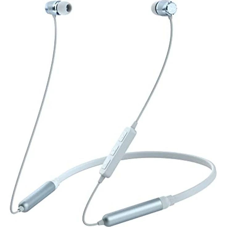 SoundMAGIC E11BT Bluetooth Kopfhörer mit Nackenbügel drahtlose Ohrhörer HiFi Stereo In Ear Headset mit Mikrofon geräuschisolierende Sport Kopfhörer blau – Bild 1