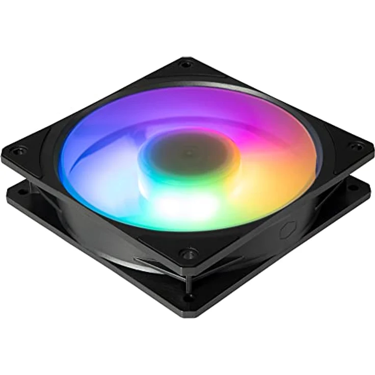 Cooler Master Mobius 120P ARGB Gehäuselüfter – 120mm ARGB-Lüfter mit Ring Blade Design (PWM), ultra-langlebiges Loop Dynamic Bearing (max. 75,2 CFM, 3,63 mmH2O, 30 dBA), abgeschrägter Air-Focus-Rahmen – Bild 3
