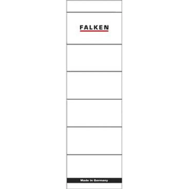 Falken weiß 54 x 190mm Ordner Rückenschilder
