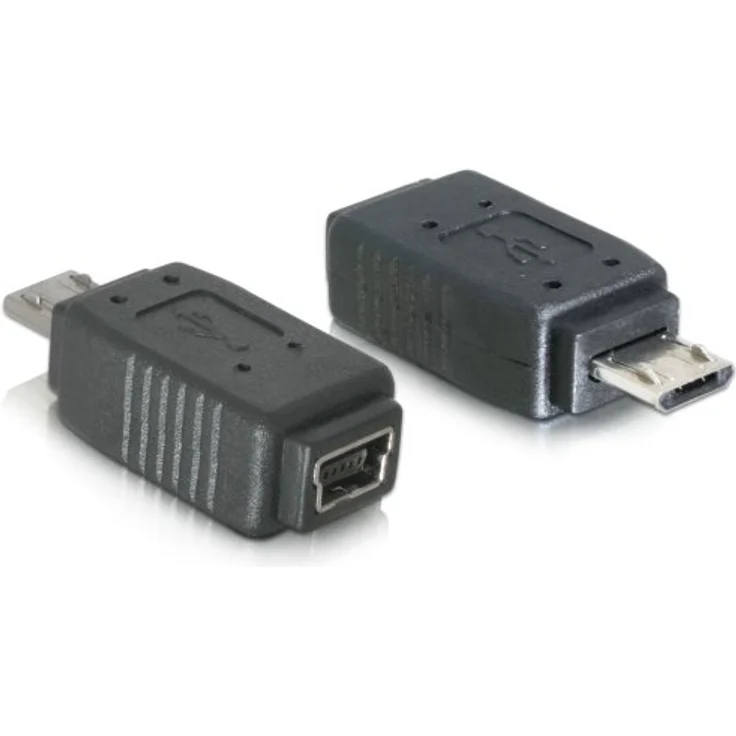 DeLock Adapter USB Micro-B Stecker zu Mini USB 5Pin Buchse – Bild 2
