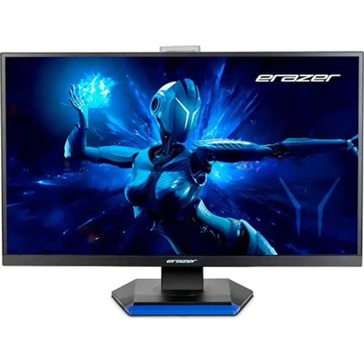 ERAZER Spectator X40 (MD 21727) 68,6 cm (27 Zoll) QHD HDR10 Gaming Monitor (180Hz, 1440p, Adaptive Sync, 16:9, 1ms, HDMI, Display Port) in Schwarz