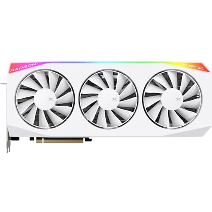 XFX Mercury AMD Radeon RX 9070XT OC White Gaming Edition mit RGB 16GB GDDR6 HDMI 3xDP, AMD RDNA™ 4 – Bild 4