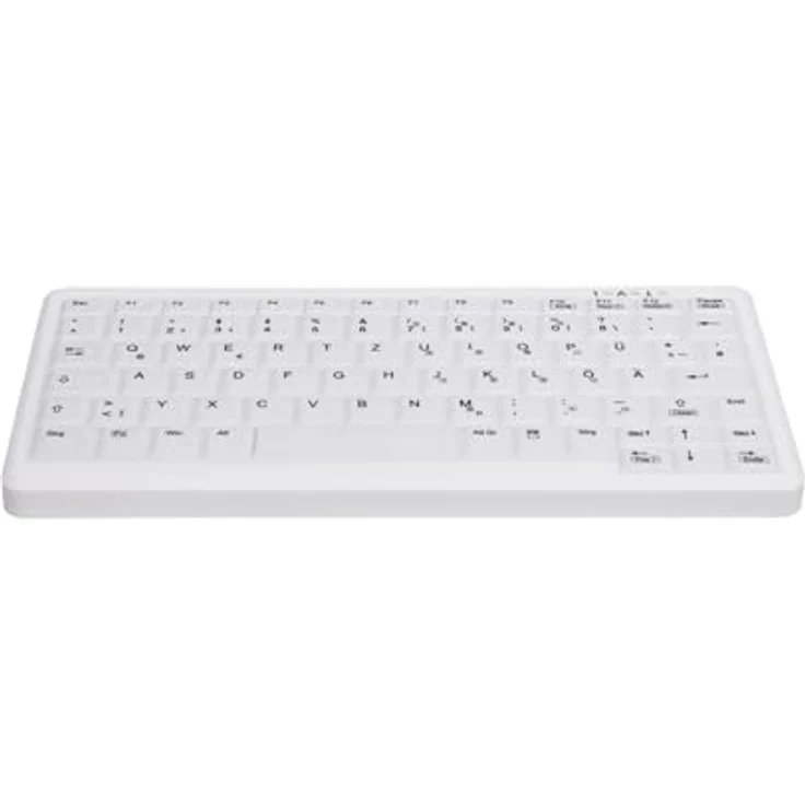 CHERRY AK-C4110, Kabelgebundene Hygienetastatur im Notebook-Design mit IP68 Vollversiegelung, Weiss – Bild 3