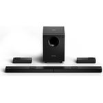 ULTIMEA Nova S90 7.1.4ch Soundbar für TV Geräte mit Dolby Atmos, 3D-ähnlichem Kinoklang, Echtes Heimkino-Surround Soundsystem mit Subwoofer, HDMI IN/eARC Out - Schwarz