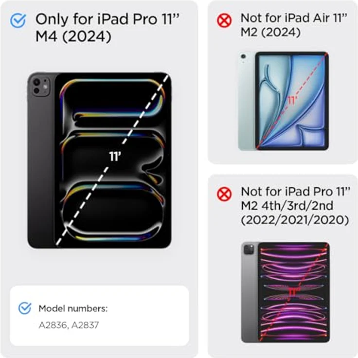 Spigen Rugged Armor Pro Hülle für iPad Pro 11 Zoll 5.Generation M4 (2024) - Schwarze Schutzhülle mit Stifthalter und Auto Schlaf/Wach Funktion – Bild 2