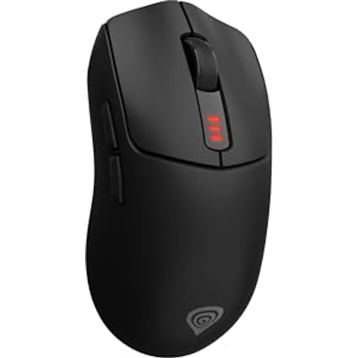 Genesis Mysz ZIRCON 500 (NMG-2113) (Kabelgebunden), Maus, Schwarz mit 10000 DPI und RF Wireless + Bluetooth + USB Type-C Schnittstelle – Bild 1