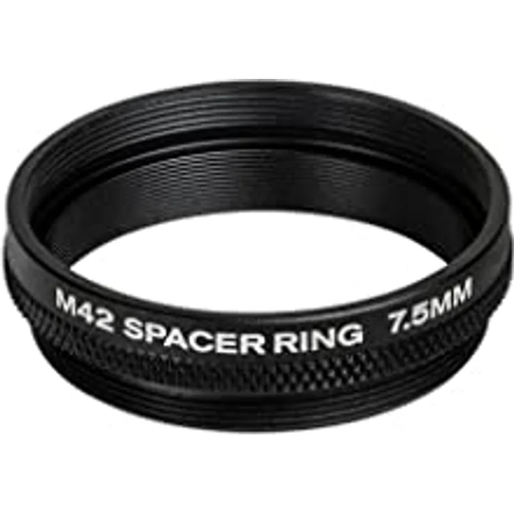 Celestron 93618 M42 Distanzhalterset – Schwarz, Enthält 7,5 mm, 12 mm und 30 mm Distanzhalter für perfektes Auflagemaß zwischen Kamera und Teleskop – Bild 2