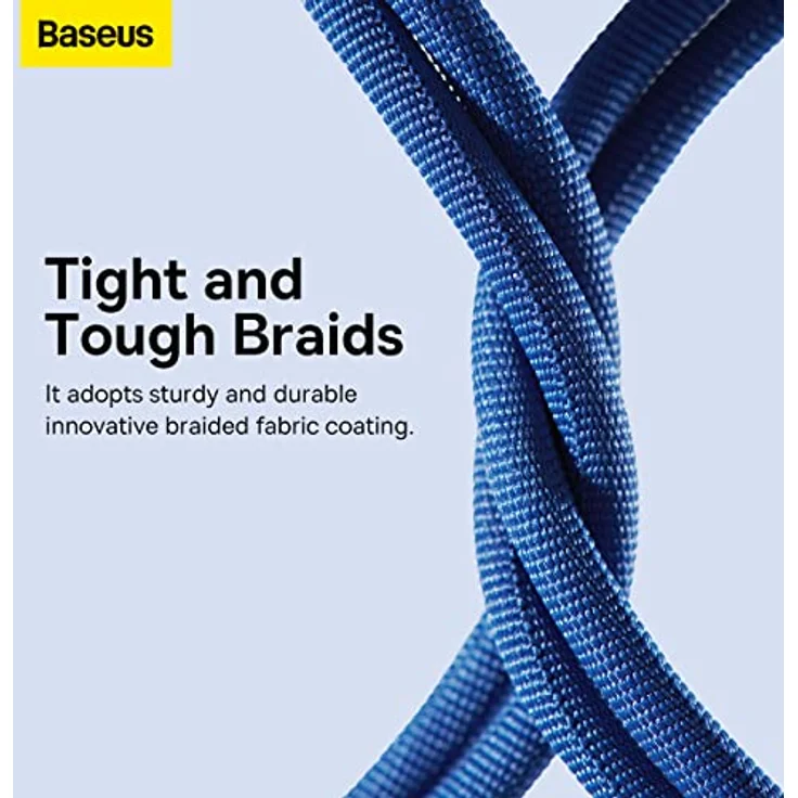 Baseus Crystal Shine USB-auf-Lightning-Ladekabel, 2,4 A, 1,2 m – Dunkelblau, schnelles Aufladen und Datenübertragung – Bild 6