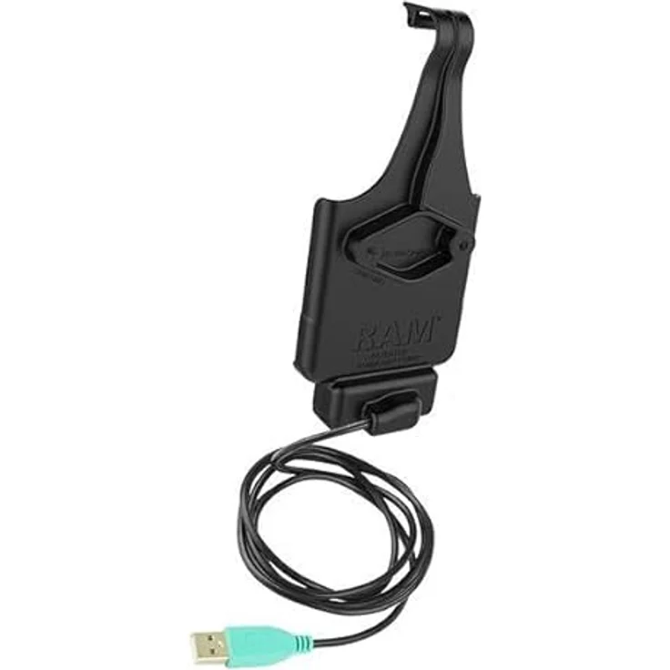 RAM Mounts RAM-HOL-SAM9PU, Smartphone Halterung für Samsung Galaxy XCover Pro mit Ladefunktion, Schwarz – Bild 3