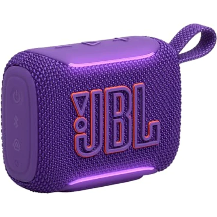 JBL GO 5, Ultra‑tragbarer Bluetooth‑Lautsprecher mit JBL Pro Sound, kräftigem Bass, AirTouch‑Pairing, wasserdichtem Design und 10 Stunden Wiedergabezeit, Lila – Bild 1