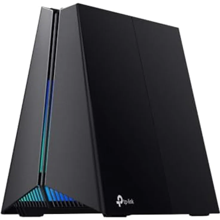 TP-Link Archer GXE75 Gaming Router, Wi-Fi 6E AXE5400 Tri-Band, 2,5 Gbps Anschlüsse, dediziertes Spiele-Panel, Exklusive Beschleunigung für Spiele, spielorientiertes Design, kompatibel mit Alexa