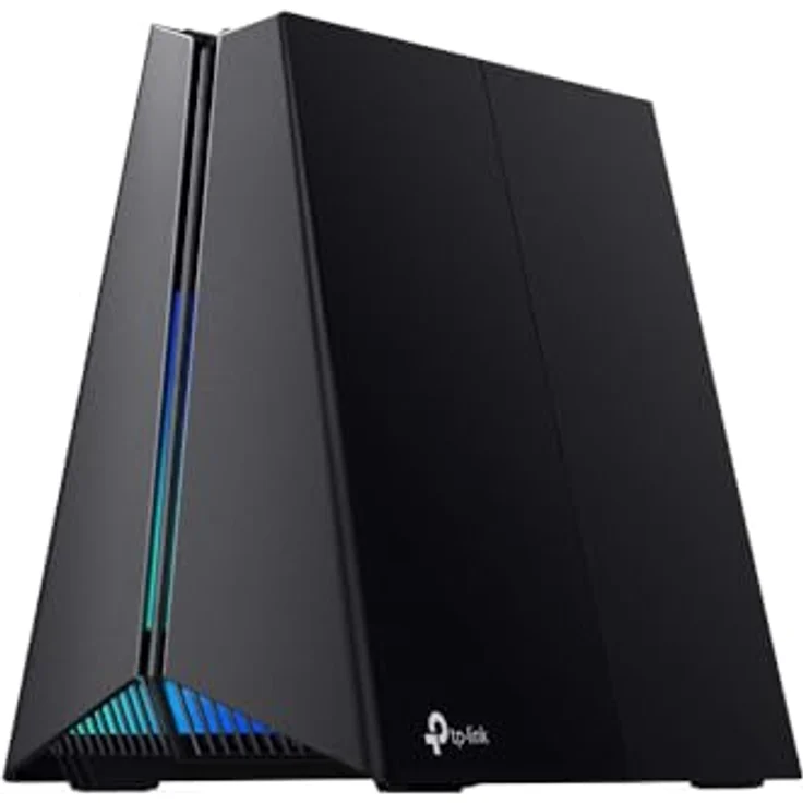 TP-Link Archer GXE75 Gaming Router, Wi-Fi 6E AXE5400 Tri-Band, 2,5 Gbps Anschlüsse, dediziertes Spiele-Panel, Exklusive Beschleunigung für Spiele, spielorientiertes Design, kompatibel mit Alexa – Bild 1