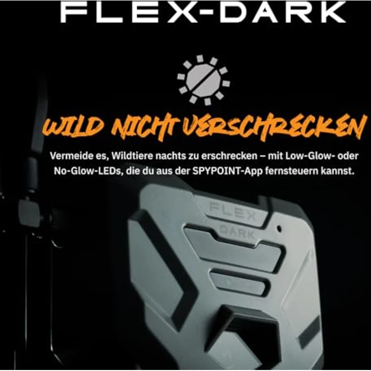 Spypoint FLEX-DARK Wildkamera, 40 MP mit 4G/LTE, unsichtbaren Black-Flash LEDs und 30 m Reichweite, 32 GB Speicherkarte inkludiert – Bild 8