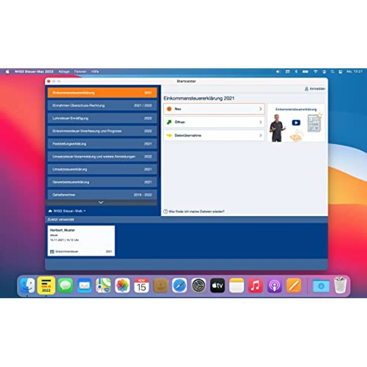 WISO Steuer-Mac 2022 (für Steuerjahr 2021|Standard Verpackung) – Bild 2
