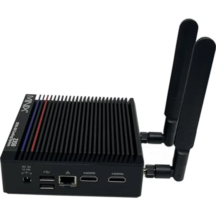 Minix NEO Z350-0dB, Kompakter Desktop-PC mit Intel Core i3, 16 GB RAM, 512 GB SSD, Schwarz, 4K@60Hz Dual HDMI, WiFi 6 – Bild 4