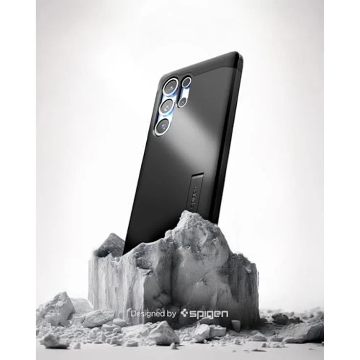 Spigen Tough Armor (AI) MagFit Hülle für Samsung Galaxy S25 Ultra, Kompatibel mit MagSafe -Schwarz – Bild 3