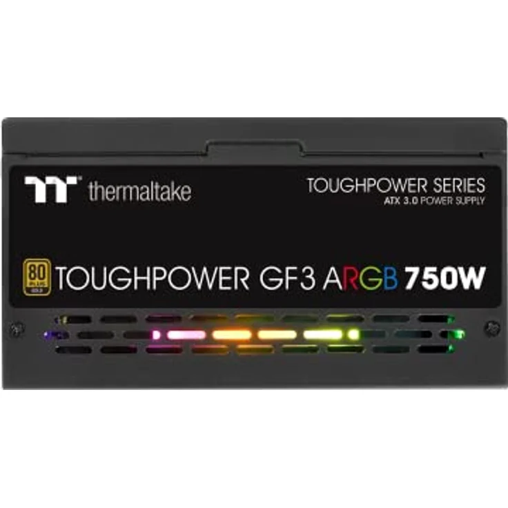 Thermaltake Toughpower GF 3 ARGB 750W | PC-ATX-3.0-Netzteil | PCIe Gen 5.0 | 80-Plus-Gold | voll-modular | leiser 140 Lüfter | EU Zertifiziert | schwarz – Bild 2