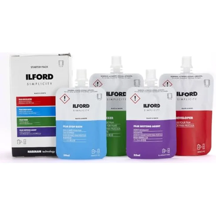 Ilford Simplicity Starter Kit Fotochemie zur SW-Filmentwicklung (2xKB oder 1xRF) – Bild 2