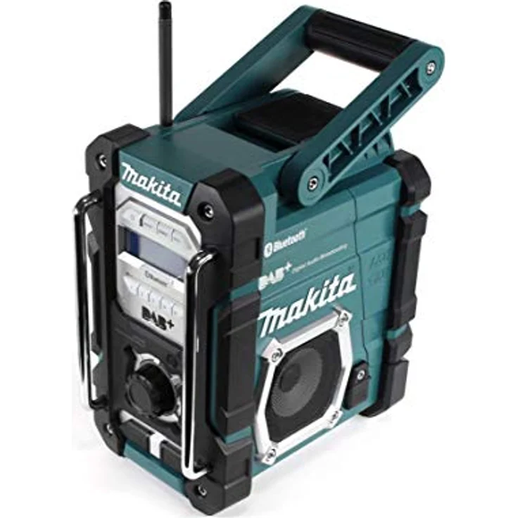 Makita DMR 112 F1 Akku Baustellen Radio 7,2 - 18V Bluetooth DAB+ + 1x 3,0Ah Akku - ohne Ladegerät schwarz, blau, silber – Bild 4